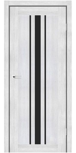 Межкомнатные двери Аризона с чорным стеклом arizona-sandal-z-cornim-sklom