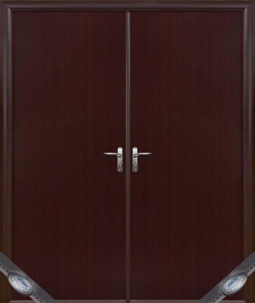 Двери двустворчатые Колори модель А Стандарт венге brown глухое dveri-dvustvorchatye-kolori-model-a-standart-venge-brown-gluhoe