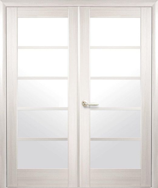 Двери двустворчатые Муза ясень делюкс стекло Сатин dveri-dvustvorchatye-muza-jasen-deljuks-steklo-satin