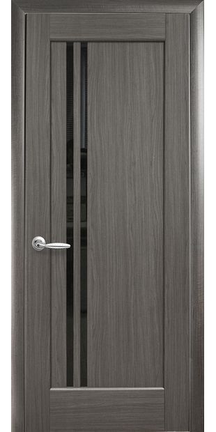 Межкомнатные двери Делла с черным стеклом dvernoe-polotno-pvh-deluxe-dellita-s-cernym-steklom-4
