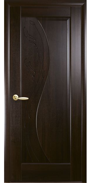 Межкомнатные двери Эскада глухое с гравировкой eskada-24