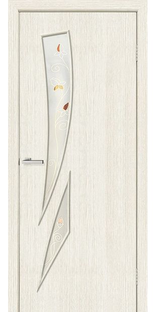 Дверь "Омис" Фиеста Экошпон (стекло сатин с контурным рисунком) dver-omis-fiesta-ehkoshpon-steklo-satin-s-konturnym-risunkom-2