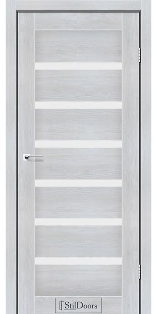 Межкомнатные двери Флорида стекло сатин florida-kremove-derevo-zi-sklom-satin