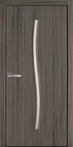 Межкомнатные двери Гармония со стеклом сатин garmonia-13