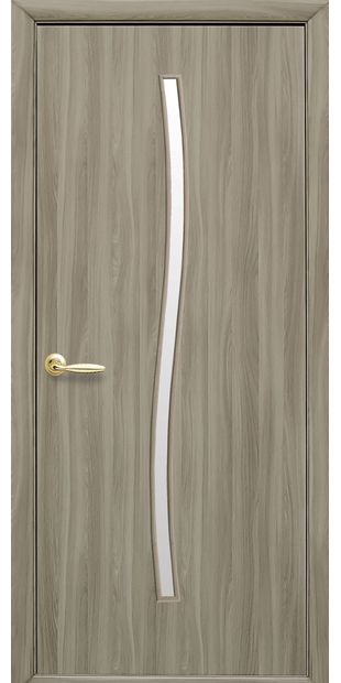 Межкомнатные двери Line Glass-02 со стеклом сатин kfd-line-glass-02-12