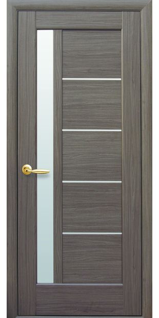 Межкомнатные двери Гранд со стеклом сатин kfd-grand-1