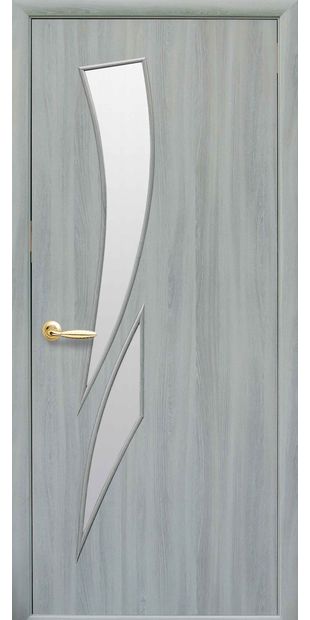 Межкомнатные двери Камея со стеклом сатин kamea-38