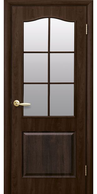 Межкомнатные двери Классик со стеклом сатин klassik-34