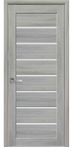 Межкомнатные двери Леона со стеклом сатин leona-7