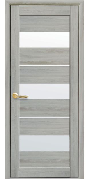 Межкомнатные двери Флора со стеклом сатин kfd-flora-4