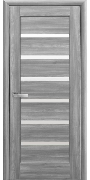 Межкомнатные двери Брістоль со стеклом сатин kfd-brіstol-3