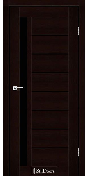 Входные двери Лондон з чорним склом london-venge-premium-z-cornim-sklom