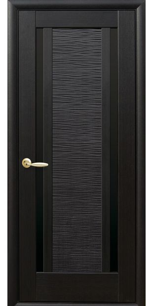 Межкомнатные двери Луиза с черным стеклом luiza-7