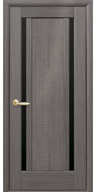 Межкомнатные двери Луиза с черным стеклом luiza-8