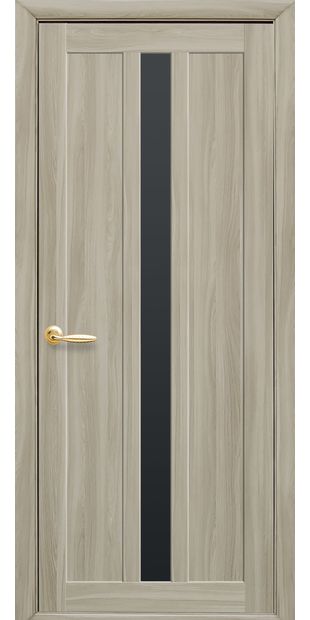 Межкомнатные двери Марти с черным стеклом marti-13