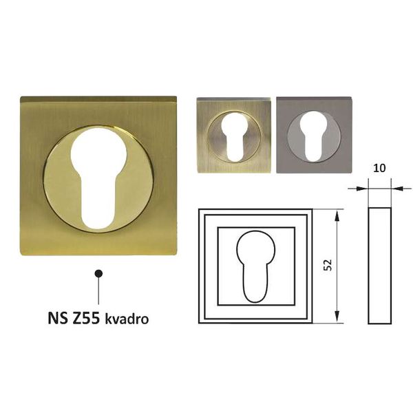 Накладка NS Z55 KVADRO ns-z55-kvadro-2