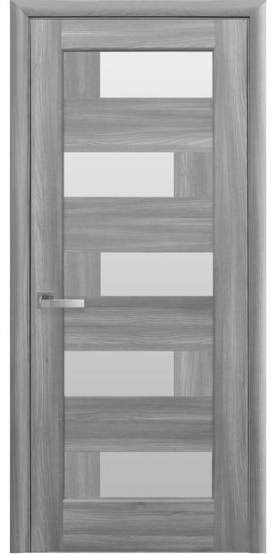 Межкомнатные двери Пальміра со стеклом сатин kfd-palmіra-1
