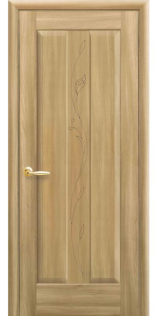 Межкомнатные двери Премьера глухое с гравировкой premera-3