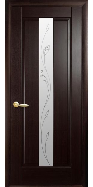 Межкомнатные двери Премьера со стеклом сатин и рисунком Р2 premiera-13