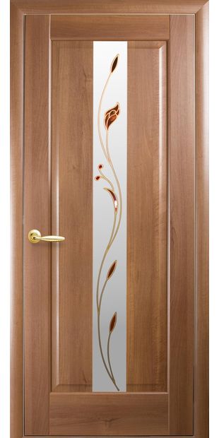 Межкомнатные двери Премьера со стеклом сатин и рисунком Р1 premiera-33