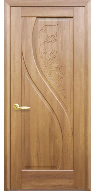 Межкомнатные двери Прима глухое с гравировкой prima-34