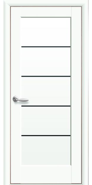 Межкомнатные двери Мира с черным стеклом pvh-deluxe-mira-s-cernym-steklom