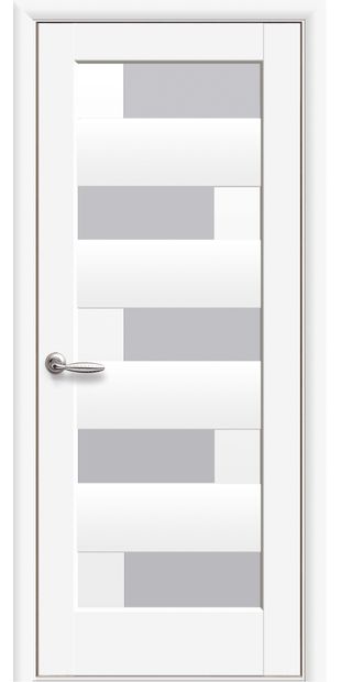 Межкомнатные двери Пальміра со стеклом сатин kfd-palmіra-16