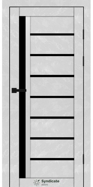 Межкомнатные двери SD-101 sd-101-beton-bilij-chorne