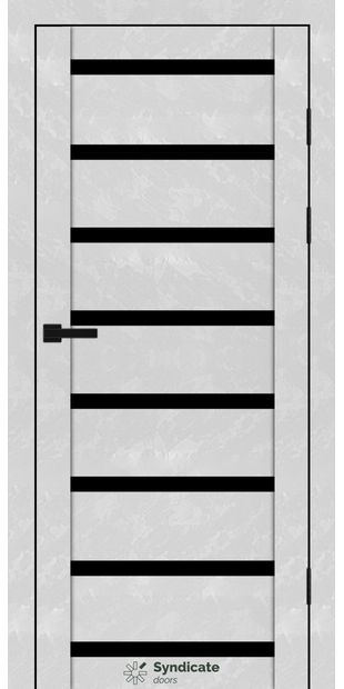 Межкомнатные двери SD-103 sd-103-beton-bilij-chorne
