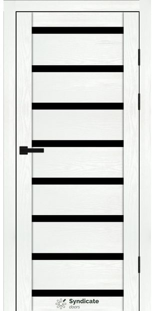 Межкомнатные двери SD-103 sd-103-bila-struktura-chorne