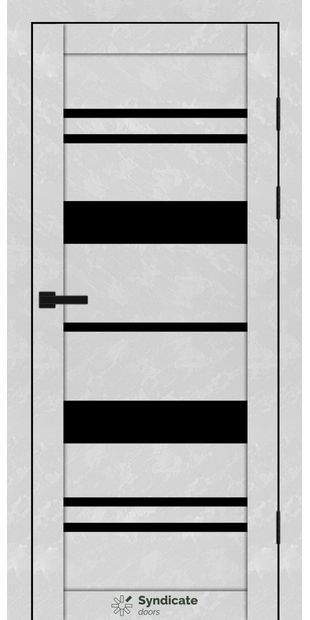 Межкомнатные двери SD-104 sd-104-beton-bilij-chorne