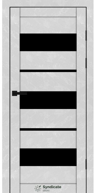 Межкомнатные двери SD-105 sd-105-beton-bilij-chorne