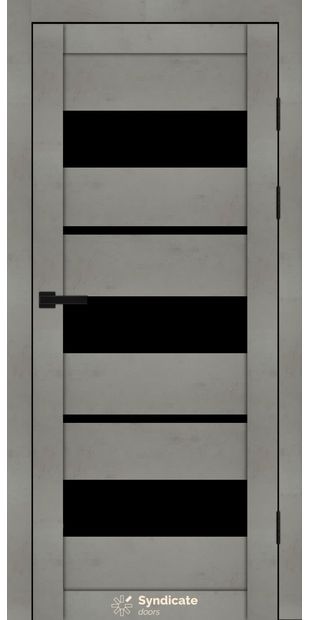 Межкомнатные двери SD-105 sd-105-beton-svitlij-chorne