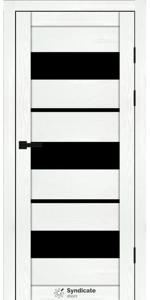 Межкомнатные двери SD-105 sd-105-bila-struktura-chorne