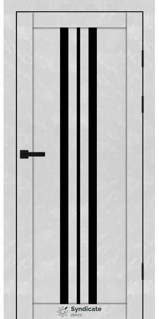 Межкомнатные двери SD-107 sd-107-beton-bilij-chorne