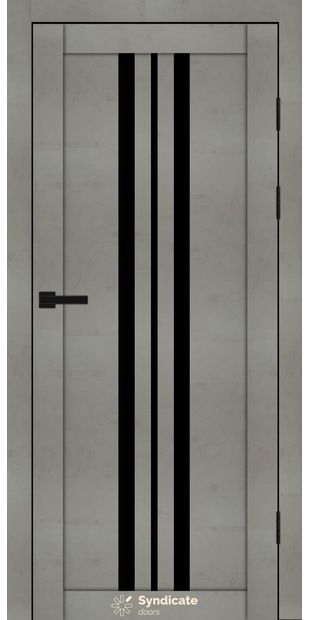 Межкомнатные двери SD-107 sd-107-beton-svitlij-chorne