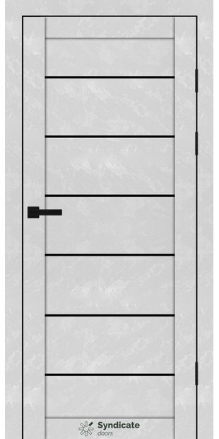 Межкомнатные двери SD-108 sd-108-beton-bilij-chorne