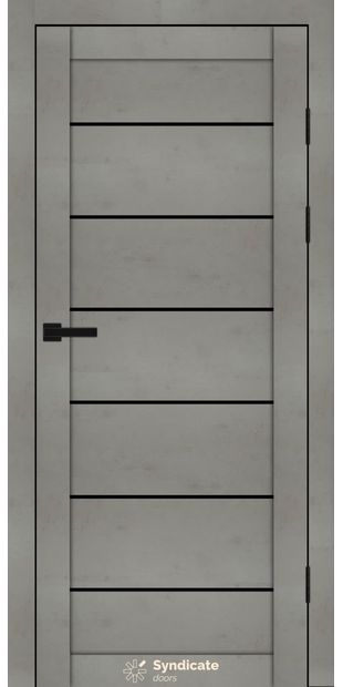 Межкомнатные двери SD-108 sd-108-beton-svitlij-chorne