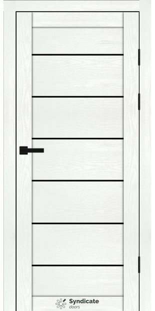 Межкомнатные двери SD-108 sd-108-bila-struktura-chorne