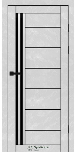 Межкомнатные двери SD-114 sd-114-beton-bilij-chorne