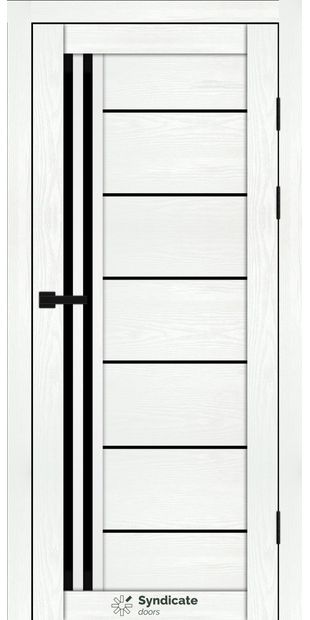 Межкомнатные двери SD-114 sd-114-bila-struktura-chorne