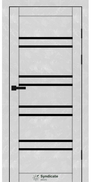 Межкомнатные двери SD-118 sd-118-beton-bilij-chorne