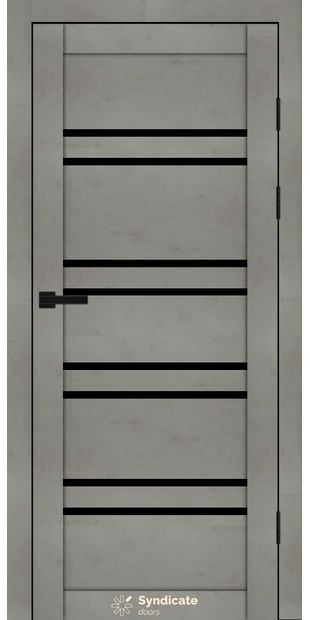 Межкомнатные двери SD-118 sd-118-beton-svitlij-chorne