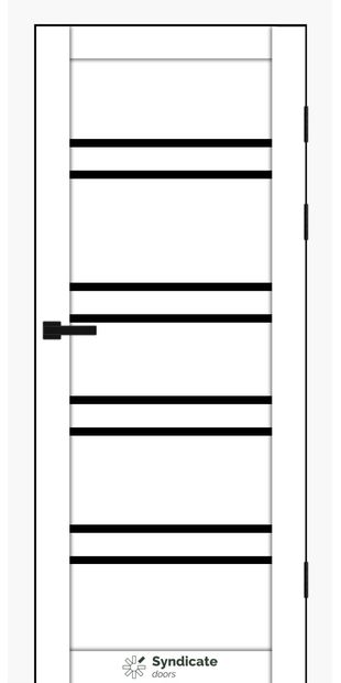 Межкомнатные двери SD-118 sd-118-bilij-oksamit-chorne