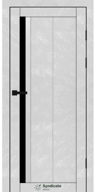 Межкомнатные двери SD-124 sd-124-beton-bilij-chorne