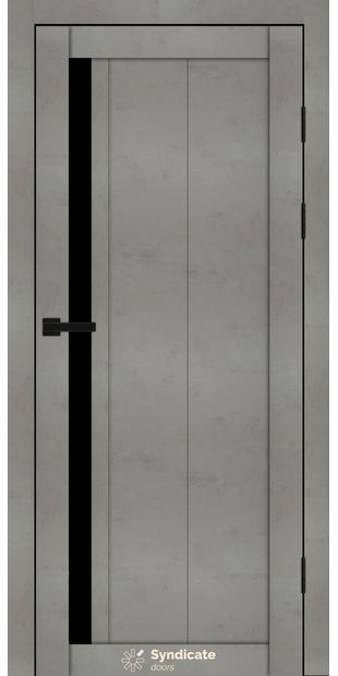 Межкомнатные двери SD-124 sd-124-beton-svitlij-chorne