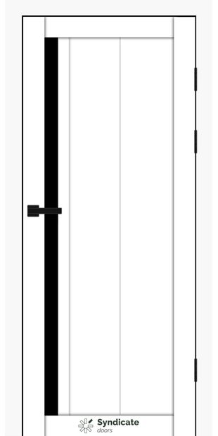 Межкомнатные двери SD-124 sd-124-bilij-oksamit-chorne