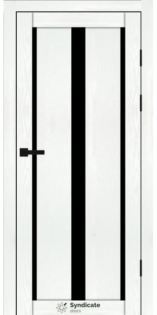 Межкомнатные двери SD-127 sd-127-bila-struktura-chorne