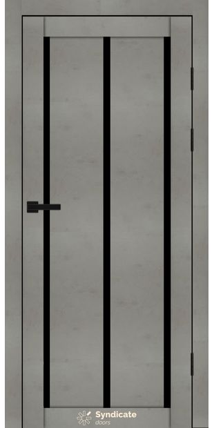 Межкомнатные двери SD-128 sd-128-beton-svitlij-chorne