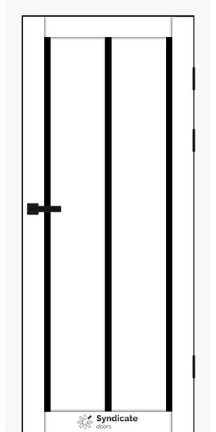 Межкомнатные двери SD-128 sd-128-bilij-oksamit-chorne